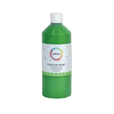 Plakkaatverf qrea middengroen 500ml | 6 stuks