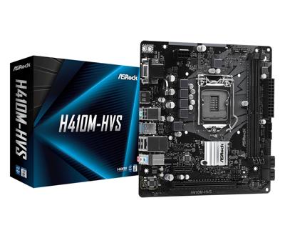 H410M-HVS - Moederbord - Micro ATX - LGA1200 Socket - H410 – Realtek ALC887 - Intel Gigabit LAN – USB 3.2 Gen1 - HDMI, D-Sub