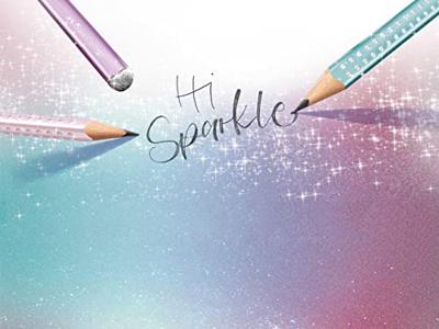 Faber Castell Potlood Grip sparkle - ocean metallic