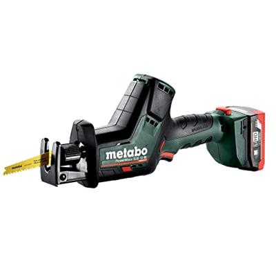 Metabo SSE 12 BL Accu-Reciprozaag | 12 V | 2x4 Ah LiHD | Lader ASC 55 | Metabox 145 - 602322800 Metabo SSE 12 BL Accu-Reciprozaag | 12 V | 2x4 Ah LiHD | Lader ASC 55 | Metabox 145 - 602322800