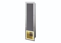 Inbouw Reserve Toiletrolhouder Luca Sanitair 19,5x72x12,2cm Geborsteld Goud PVD - thumbnail