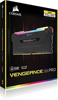 Vengeance RGB Pro - Geheugen - DDR4 - 32 GB: 4 x 8 GB - 288-pin - 2666 MHz - CL16 Vengeance RGB Pro - Geheugen - DDR4 - 32 GB: 4 x 8 GB - 288-pin - 2666 MHz - CL16