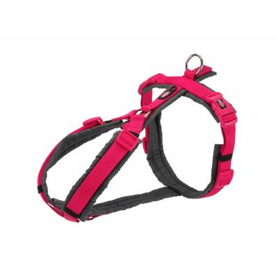TRIXIE HONDENTUIG PREMIUM TREKKING FUCHSIA / GRIJS 70-85X2,5 CM