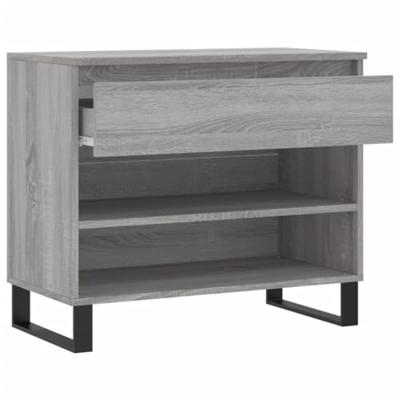 VidaXL Schoenenkast 70x36x60 cm bewerkt hout sonoma grijs