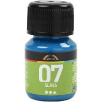 Creativ Company Permanente glasverf - turquoise, 30ml - thumbnail