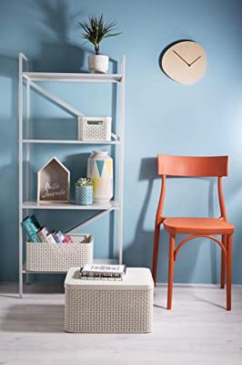 Curver Style mand L met deksel ivoor