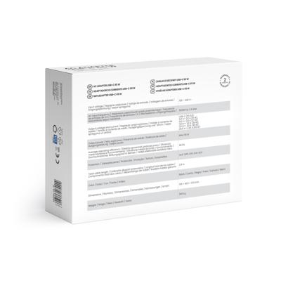 Savio ZA-01 oplader voor mobiele apparatuur Netbook, Laptop, Smartphone, Telefoon Zwart AC Binnen