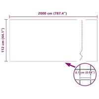 VidaXL Horrengaas wit 112 x 2000 cm glasvezel - thumbnail