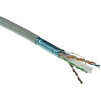 ACT FS6105 CAT6A F/UTP Massieve Installatiekabel | PVC | CPR Euroklasse ECA | 24AWG | Grijs | 500 meter - thumbnail