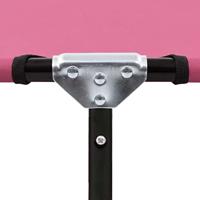 Ligbed inklapbaar staal roze - thumbnail