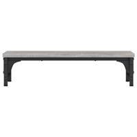 Monitorstandaard 55x23x14 cm bewerkt hout grijs sonoma eiken - thumbnail