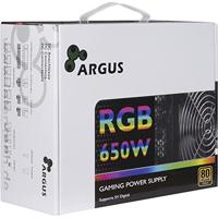 Inter-Tech Argus RGB-650W CM II power supply unit - thumbnail