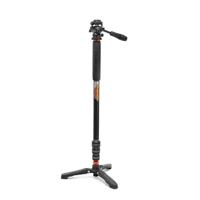 3 Legged Thing Punks Trent 2.0 Monopod Kit w/DOCZ2 Foot Stabilizer Blk, Slate Grey Copper - thumbnail