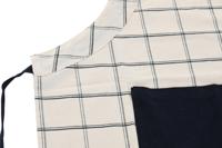 Schort met Buidelzak DKD Home Decor 70 x 1 x 85 cm Zwart Beige Blauw Katoen - thumbnail