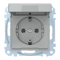 Merten MEG2311-0460 Wandcontactdoos System M Aluminium 1 stuk(s) - thumbnail