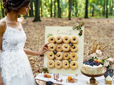 PartyDeko Houten Donut Wall