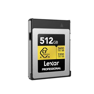 Lexar Pro Gold 512GB 4.0 CFexpress Type B - R3600/W3300MB/s
