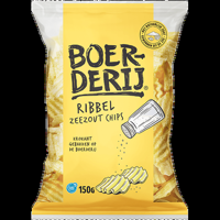 Boerderij Chips Ribbel Zeezout 150 g bij Jumbo - thumbnail