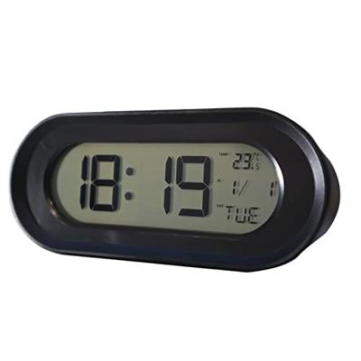 Wekkerradio ELBE RD700 Zwart Thermometer