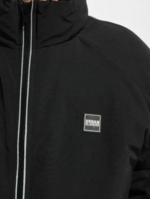 Urban Classics / winterjas Reflective Piping in zwart Urban Classics / winterjas Reflective Piping in zwart