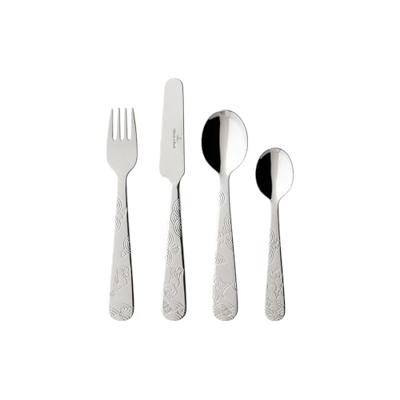 Villeroy & Boch Happy as a bear Kinderbestek RVS 4-delig Villeroy & Boch Happy as a bear Kinderbestek RVS 4-delig