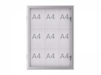 Maul Wissellijst MAULexcite Voor papierformaat: 9 x DIN A4 Tegen regen beschermde buitenruimte 6653908 Aluminium Zilver 1 stuk(s) - thumbnail