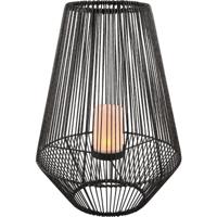 Stijlvolle LED Tafellamp op Zonne-energie met Dag/Nacht Sensor - IP44 Grijs - thumbnail