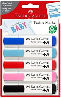 Faber Castell Textielmarkers - 5 stuks "BABY"