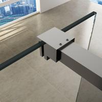 BWS Profielset met Stabilisatiestang Pro line 120 cm Chroom Aqua Splash - thumbnail