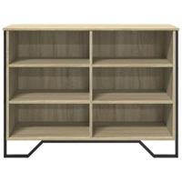 Dressoir 101x35,5x74,5 cm bewerkt hout sonoma eikenkleurig - thumbnail