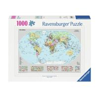Ravensburger legpuzzel staatkundige wereldkaart, 1000st. - thumbnail
