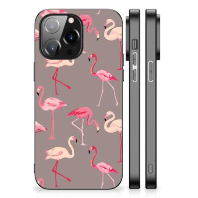 iPhone 14 Pro Max Dierenprint Telefoonhoesje Flamingo