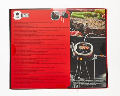 Weber iGrill 2 vleesthermometer met bluetooth en app bediening tot 4 sensoren