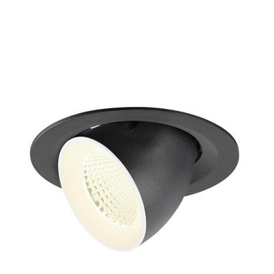 SLV InbouwspotNuminos Gimble M zwart/wit 4000K - 40gr - 1009581