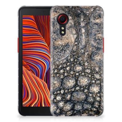 Samsung Galaxy Xcover 5 | TPU Hoesje | Krokodillenprint