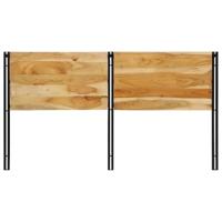 Hoofdeinde 180 cm massief hout acaciahout en ijzer - thumbnail