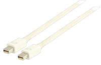 Valueline Vlmp37500w3.00 Mini Displayport Mannelijk - Mini Displayport Mannelijk 3,00 M Wit - thumbnail