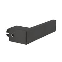 Intersteel Gatdeel deurkruk Amsterdam - RVS/mat zwart - thumbnail