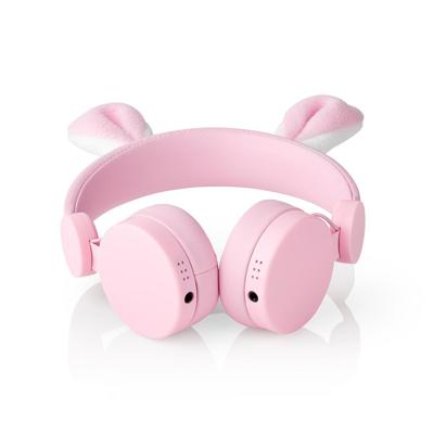 Bedrade Koptelefoon | 1,2 m Ronde Kabel | On-Ear | Afneembare magnetische oren | Robby Rabbit | Roze Bedrade Koptelefoon | 1,2 m Ronde Kabel | On-Ear | Afneembare magnetische oren | Robby Rabbit | Roze