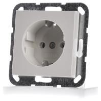 Gira systeem 55 wandcontactdoos 046601 crème glans randaarde