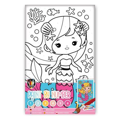 Grafix Schilderen op nummer - zeemeermin