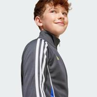 adidas Messi Trainingsjack Kids Donkergrijs Neongeel Blauw - thumbnail