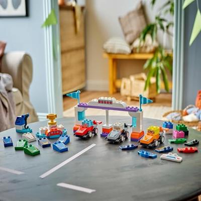 LEGO DUPLO F1 team racewagens en coureurs 10445 - thumbnail