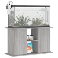 Aquariumstandaard 101x41x58 cm bewerkt hout grijs sonoma eiken - thumbnail