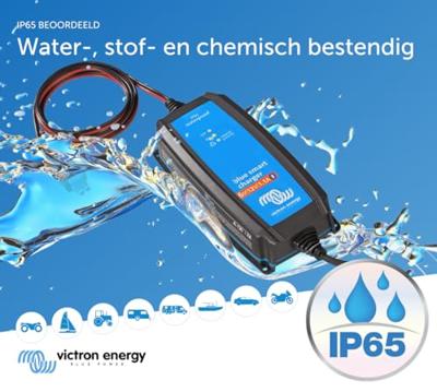 Victron Energy Blue Smart IP65 6V/12V-1.1 + DC connector Loodaccu-lader 6 V, 12 V Victron Energy Blue Smart IP65 6V/12V-1.1 + DC connector Loodaccu-lader 6 V, 12 V