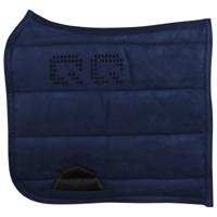 QHP Puffpad Grip zadeldek blauw maat:dr full - thumbnail