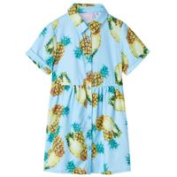 VidaXL Kinderjurk 116 blauw - thumbnail