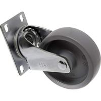 TOOLCRAFT TO-5137935 Zwenkwiel 100 mm met schroefplaat Draagvermogen (max.): 125 kg - thumbnail