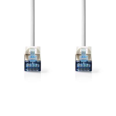 Nedis CAT6a netwerkkabel | S/FTP | RJ45 Male | RJ45 Male | 2.00 m | Snagless | Rond | LSZH | Wit | Label - CCGL85330WT20 Nedis CAT6a netwerkkabel | S/FTP | RJ45 Male | RJ45 Male | 2.00 m | Snagless | Rond | LSZH | Wit | Label - CCGL85330WT20