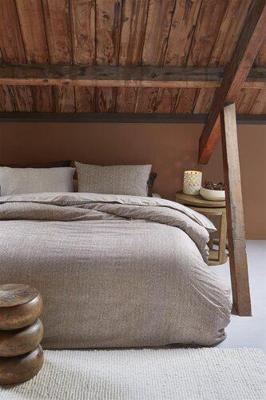 Rivièra Maison Riviera Maison Dekbedovertrek Chevron Weave Bruin 200x200/220